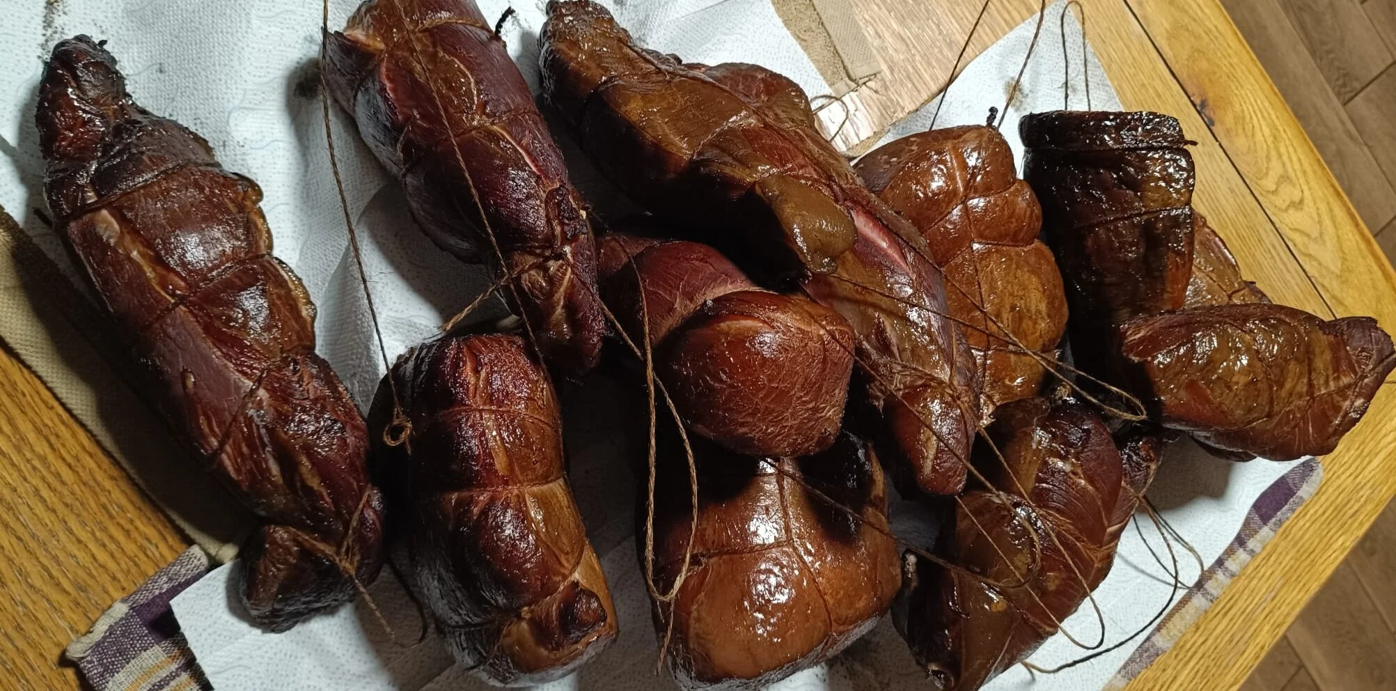 Wędzonki na zamówienie - szynka i schab z podpiekaniem dla Pani Kasi